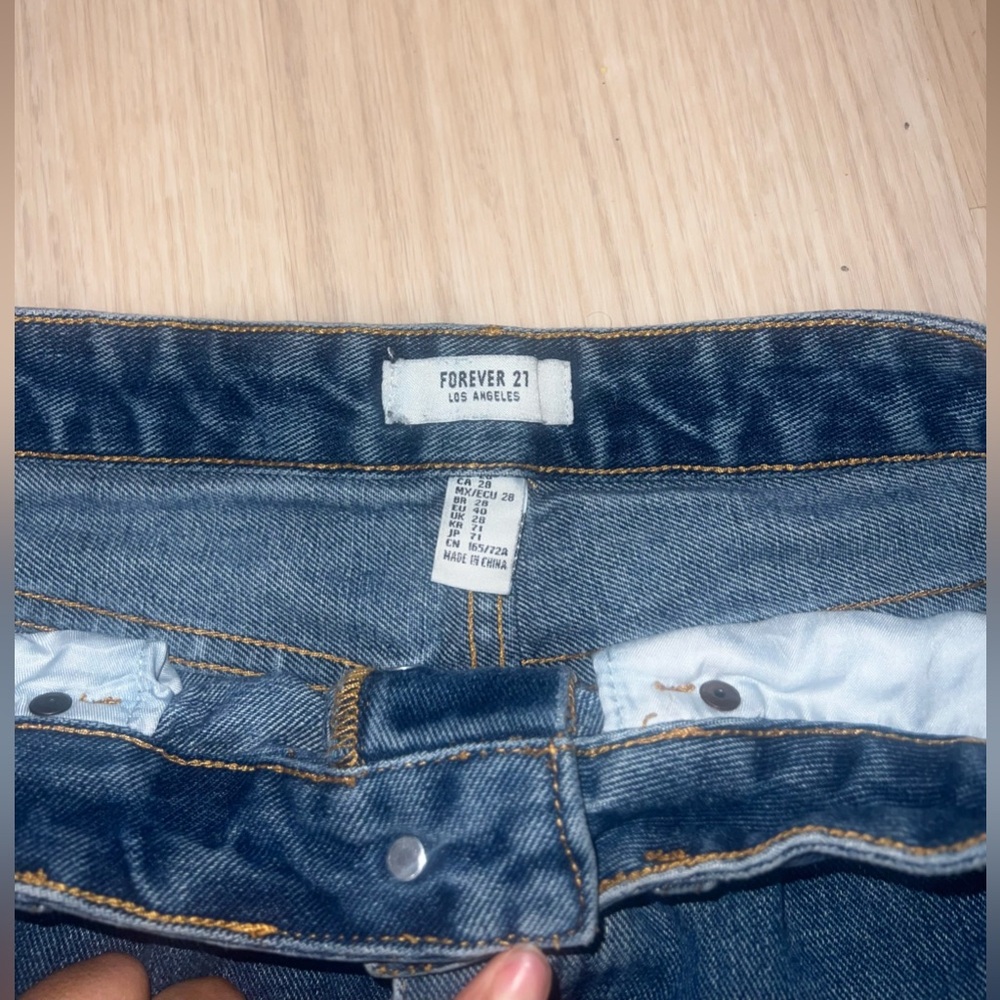 Forever 21 Classic Blue Jean Shorts - Picture 4 of 4
